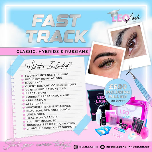 Fast track Classic, Hybrid & Russian lash training